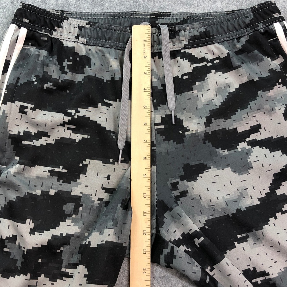 Adidas ClimaCool Mens Pants L Gray Camouflage Digital Athletic Zip Ankles Track - Picture 10 of 14